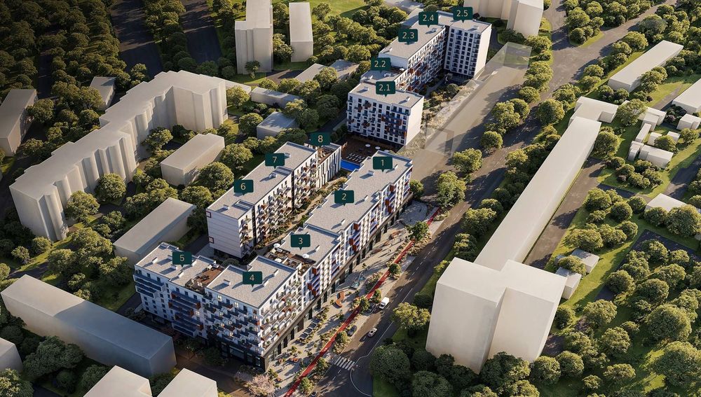 Продаж 2-кімнатної квартири, вул. Зелена, ЖК Infinity Park (65.4 м2)