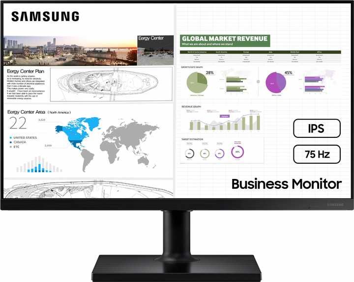 Набір 2 шт. монітор Samsung LF24T450 Black + кронштейн