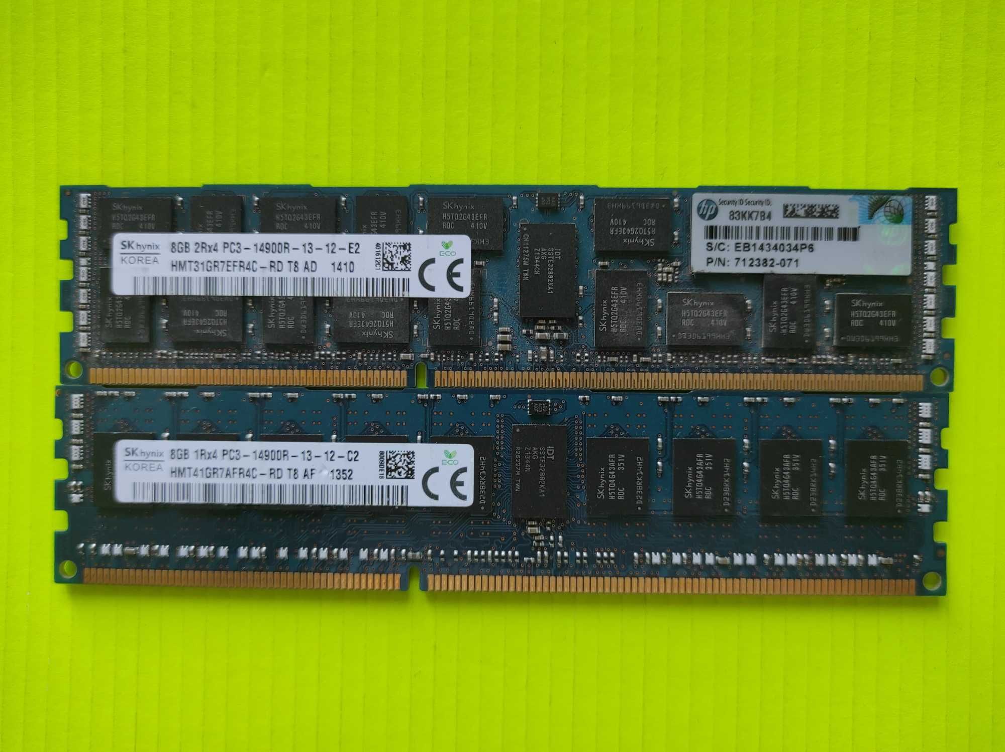 SK hynix 8GB ECC DDR3 1866 PC3-14900R reg серверная