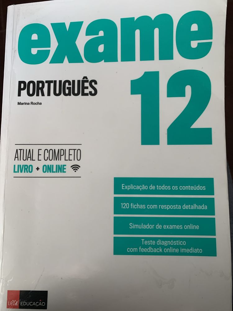 Exame Português 12 (Livro de preparação para o exame de Português)