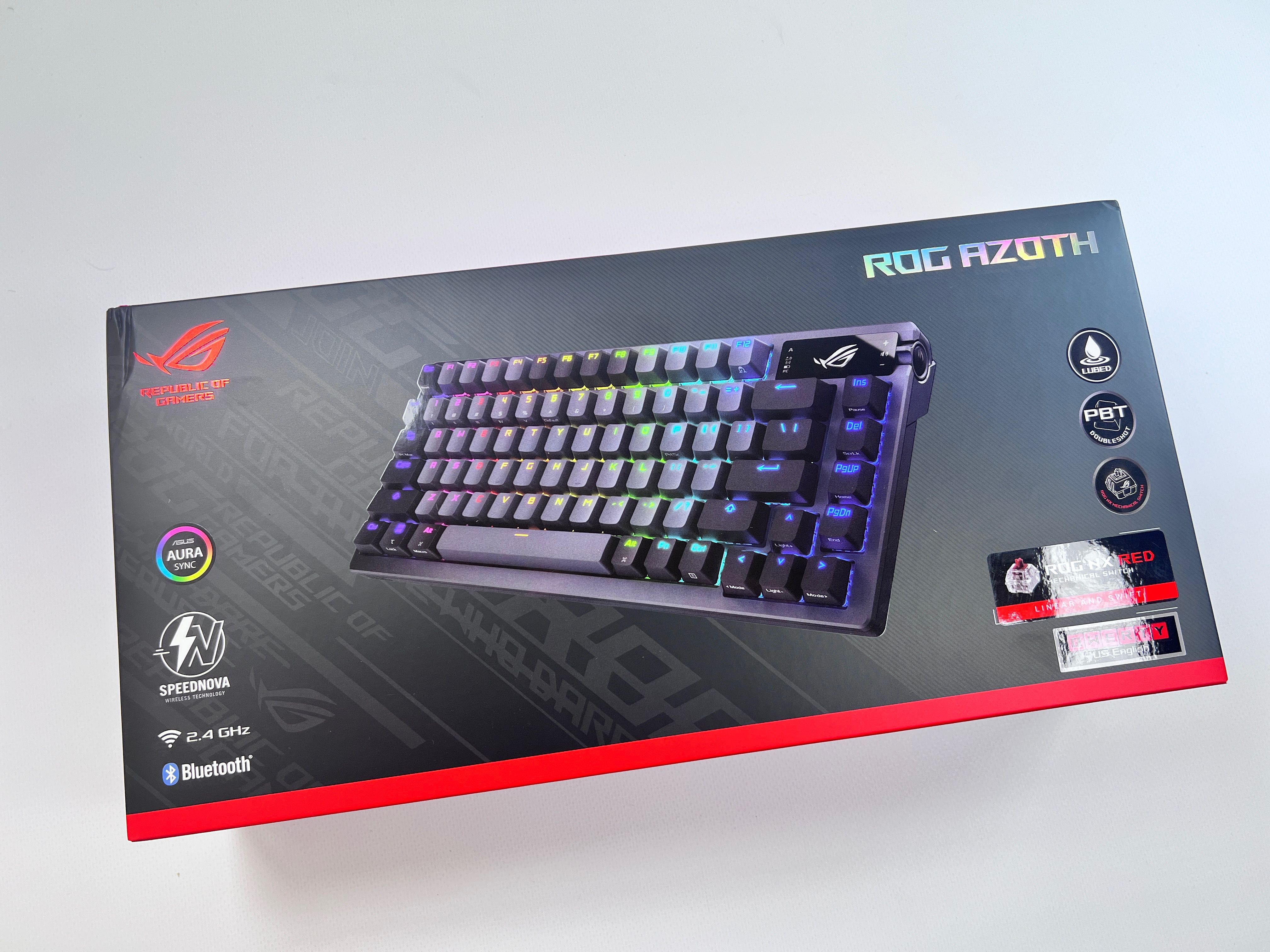 НОВА Клавіатура ASUS ROG Azoth RGB 81key NX Red Black МАГАЗИН ГАРАНТІЯ