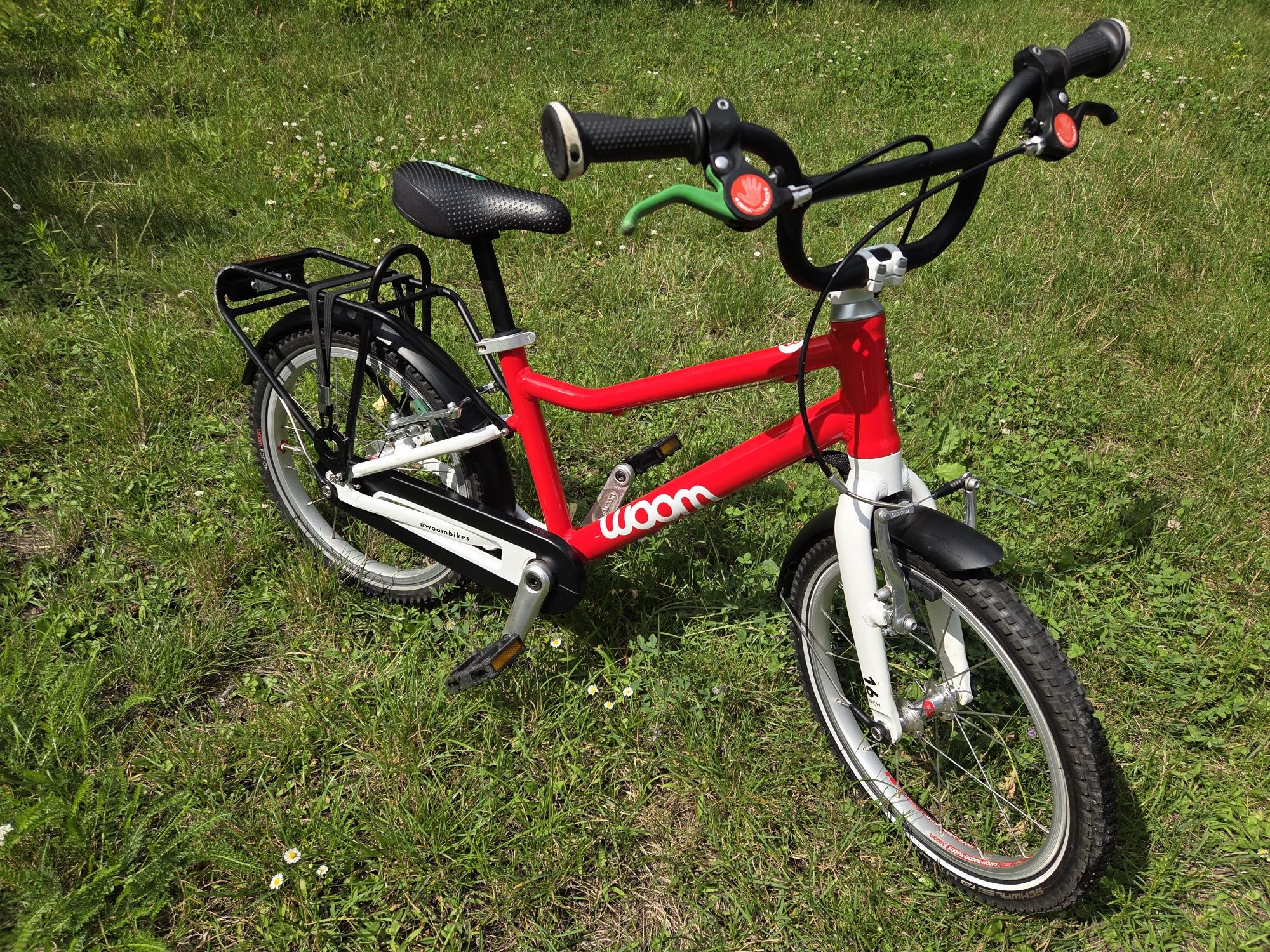 Rower Woom 3 bagażnik błotniki nóżka rowerek dziecięcy