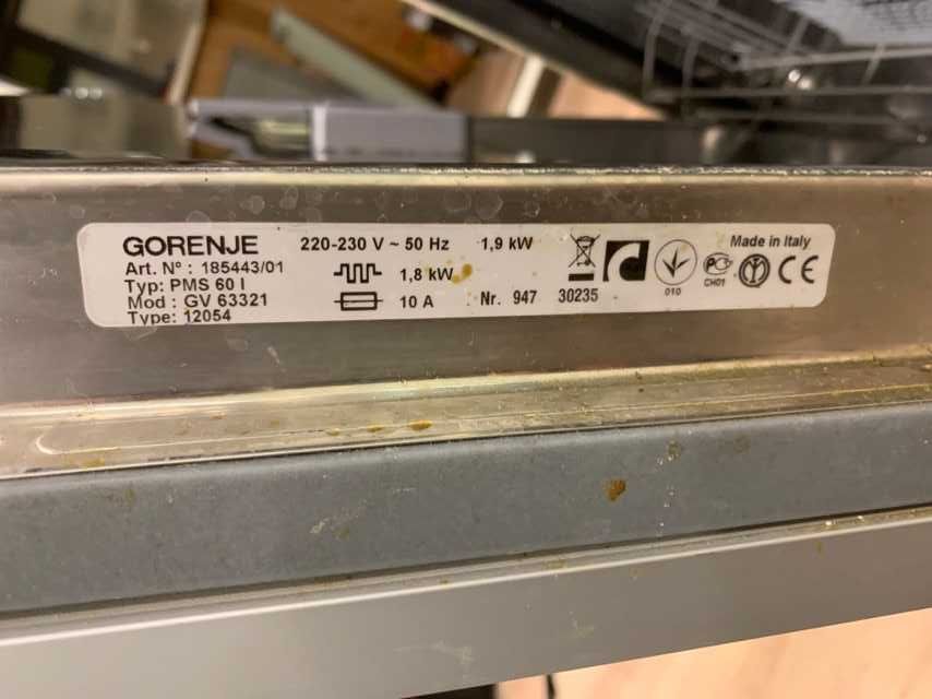 Gorenje GV63321 Type12054 Art185443/01 разборка