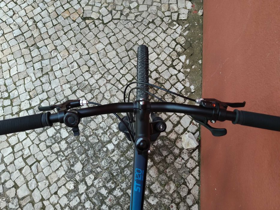 Btwin Rockrider ST120, L, 27,5 (cinza e azul)