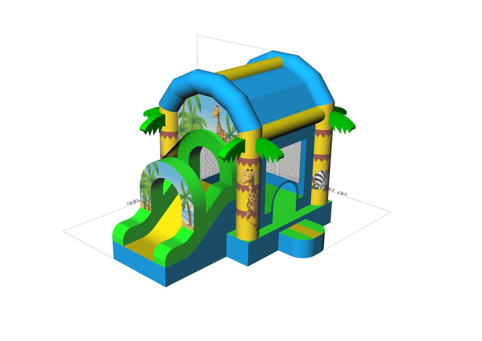 Insuflável Jumpy Selva (novo)
1 599,00 €
Produ