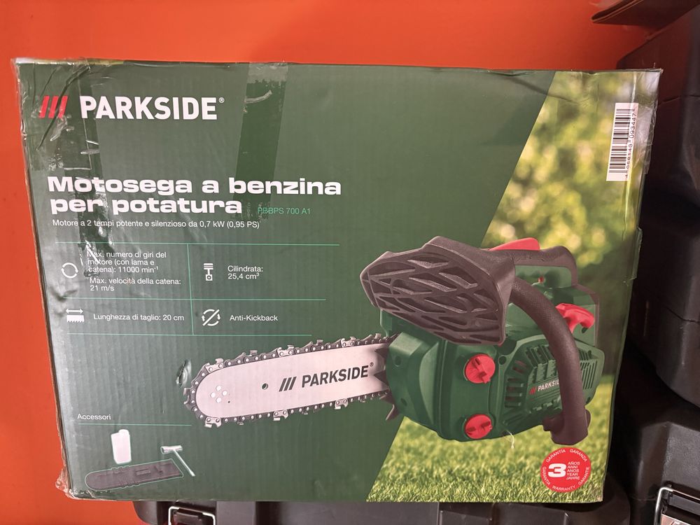 Motoserra de Poda a Gasolina - PARKSIDE- NOVA