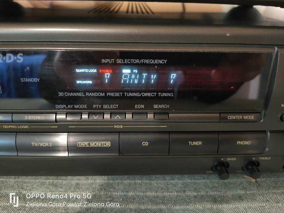 TECHNICS 100% Sprawny Amplituner SA-EX300 +  CD Player SL-PG380A Pilot