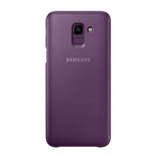 Etui z klapką Samsung do Samsung Galaxy J6 2018 fioletowy