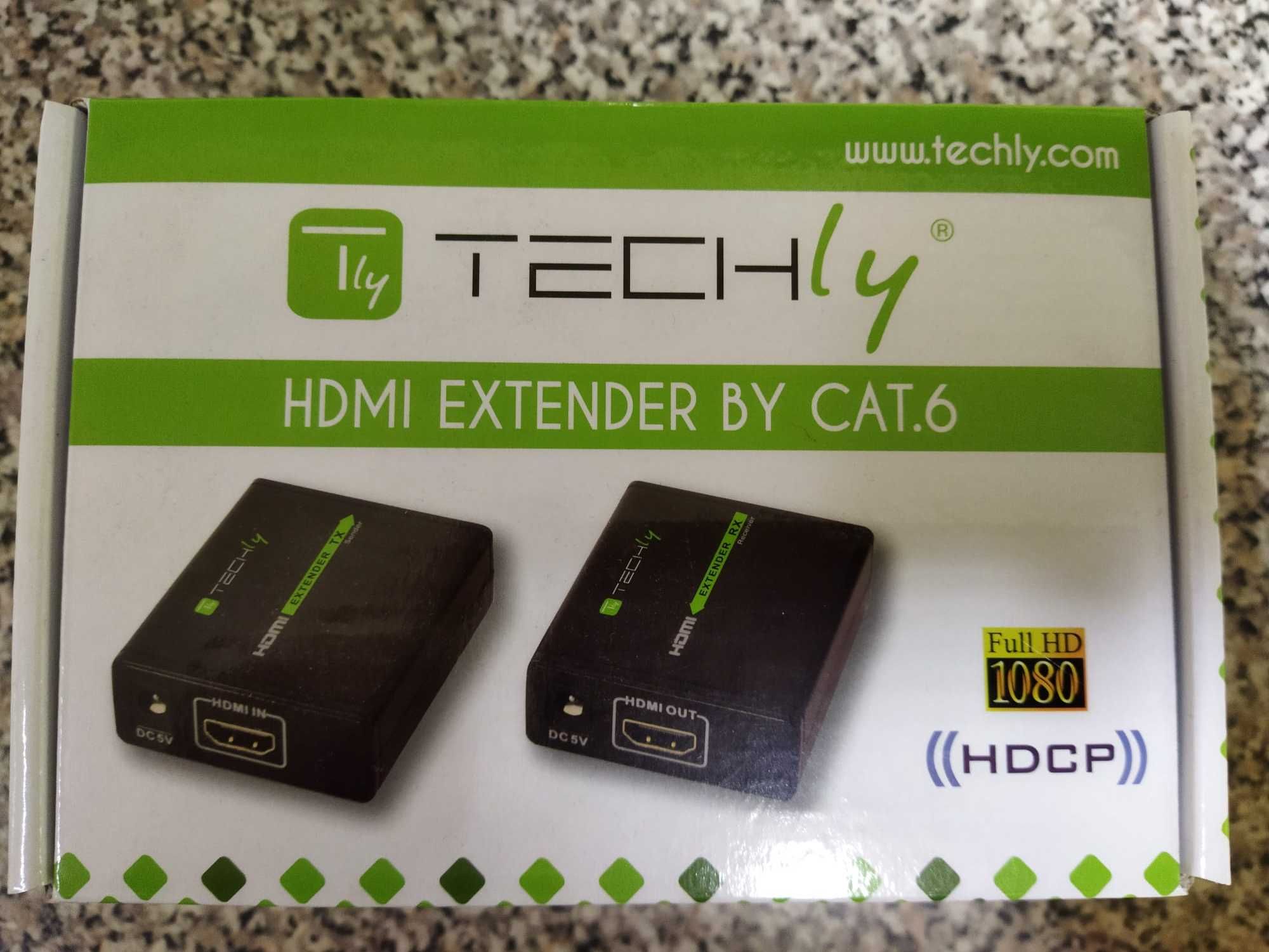 Amplificador HDMI por cabo utp Techly NOVO