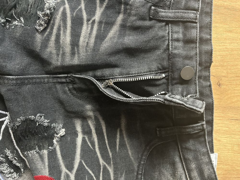 Spodnie jeansy r.152 skate 13/14 lat HIT