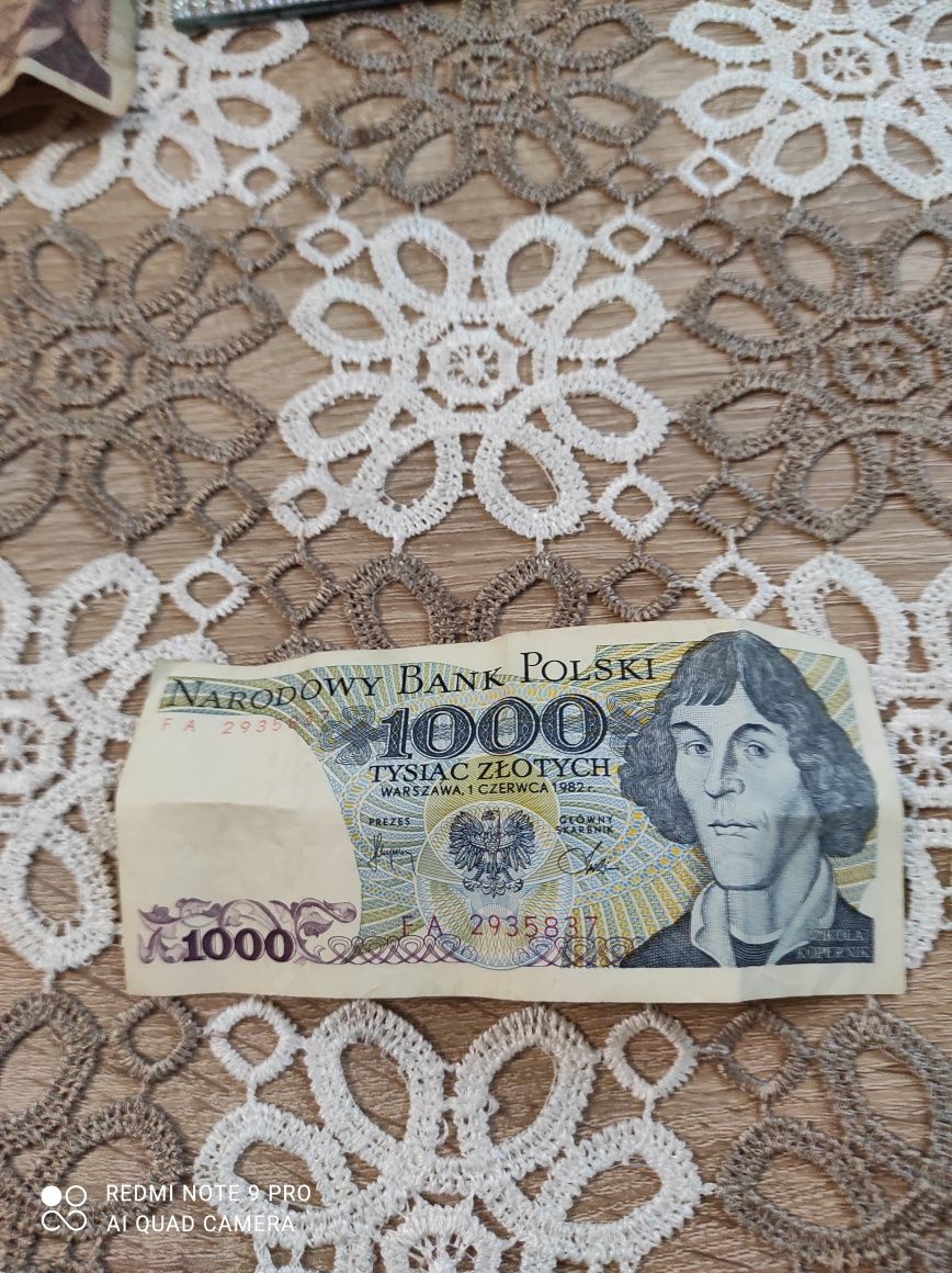 Banknot 1000zł PRL