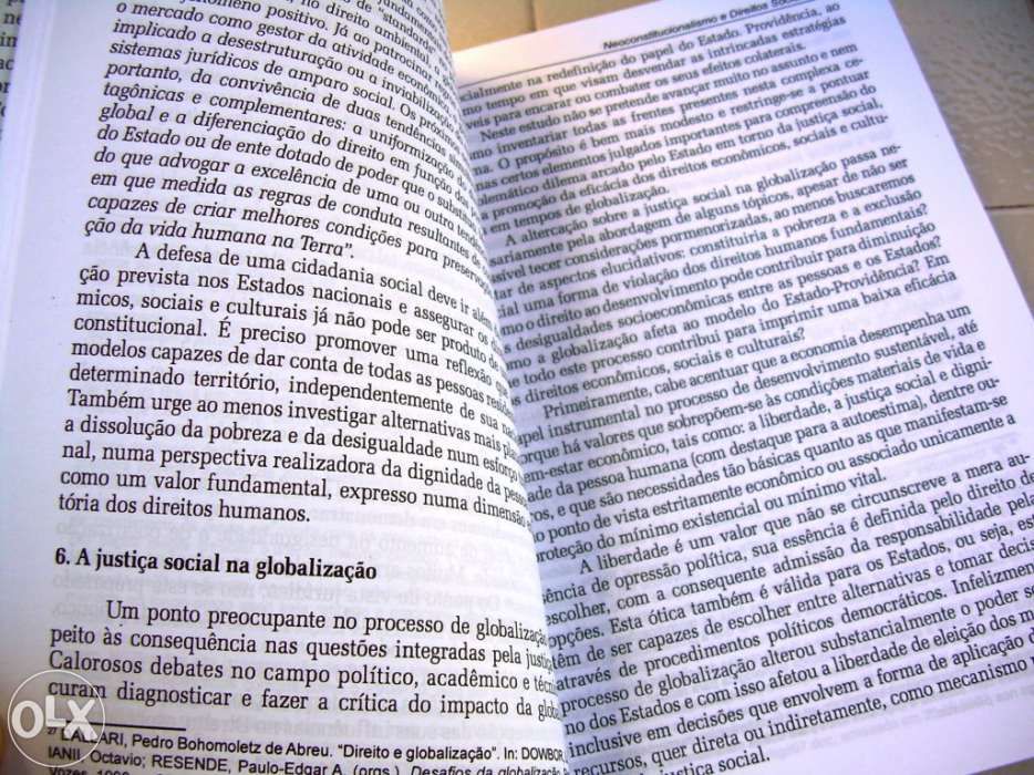 Neoconstitucionalismo e Direitos Sociais/ Luta contra a Pobreza