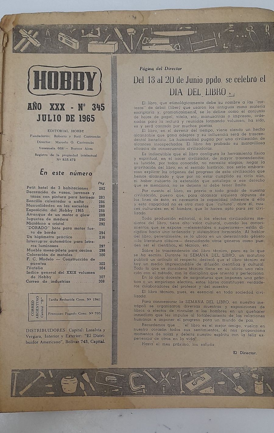 8 Revistas Hobby dos anos 1940 e 1960