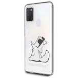 Etui Karl Lagerfeld Choupette Fun na Samsung Galaxy M21 - przezroczyst