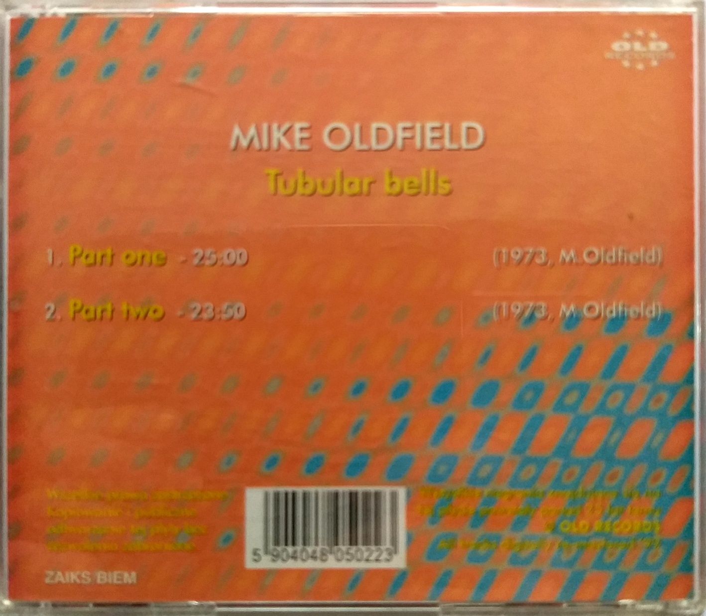 Miles Oldfield Legendary Rock Stars Greatest Hits Tubular Bells 1999r