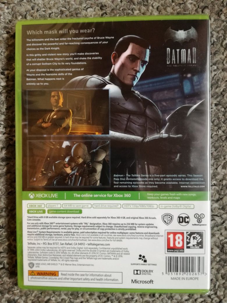 Batman The Telltale Series / Xbox 360 / Nowa