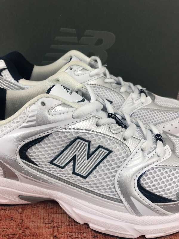 Srebrny*Prezent Damskie New Balance530 UnisexTrampki roz. 36.5