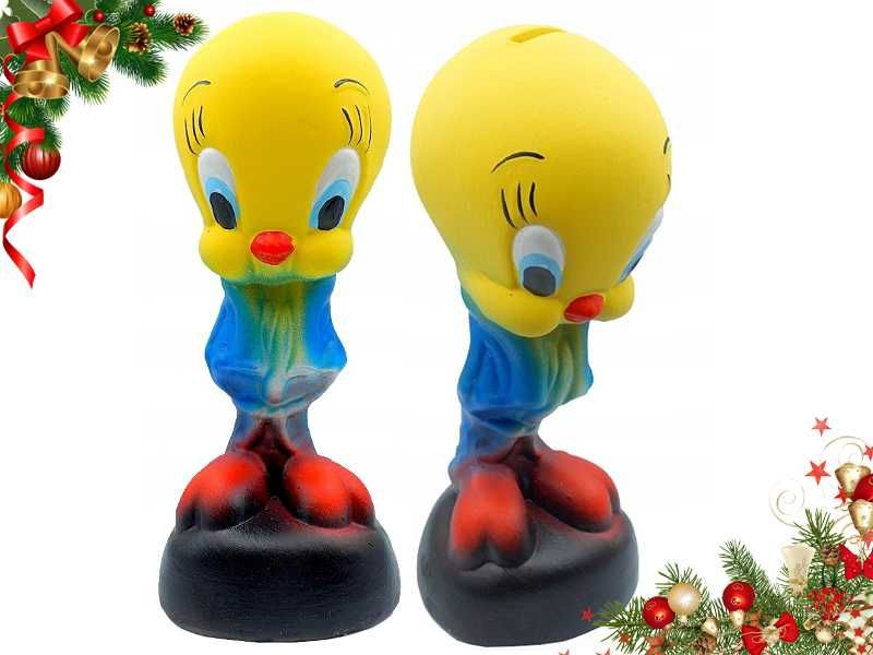 SKARBONKA KANAREK TWEETY Ceramika 22cm. Polska produkcja na Prezent