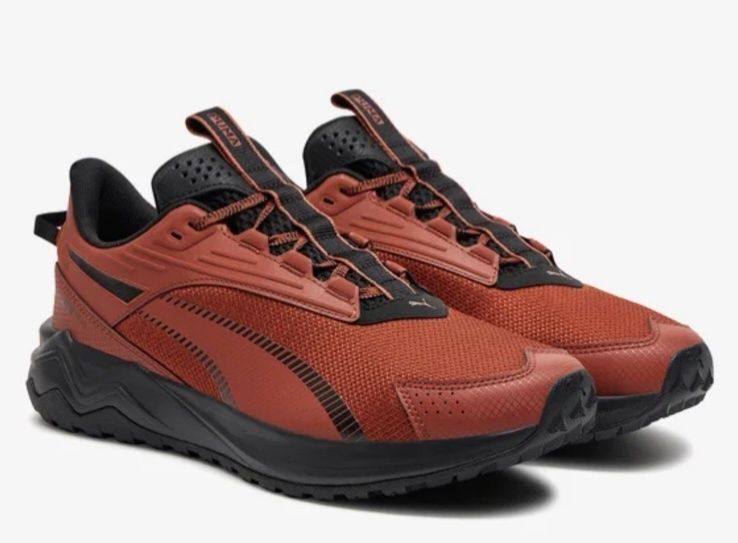 Бігові чоловічі кросівки ПУМА (PUMA Exstend Lite Trail) червоний
