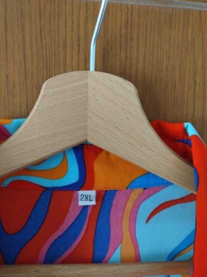 Bardzo ładna elegancka długa maxi sukienka maskująca brzuszek 2XL