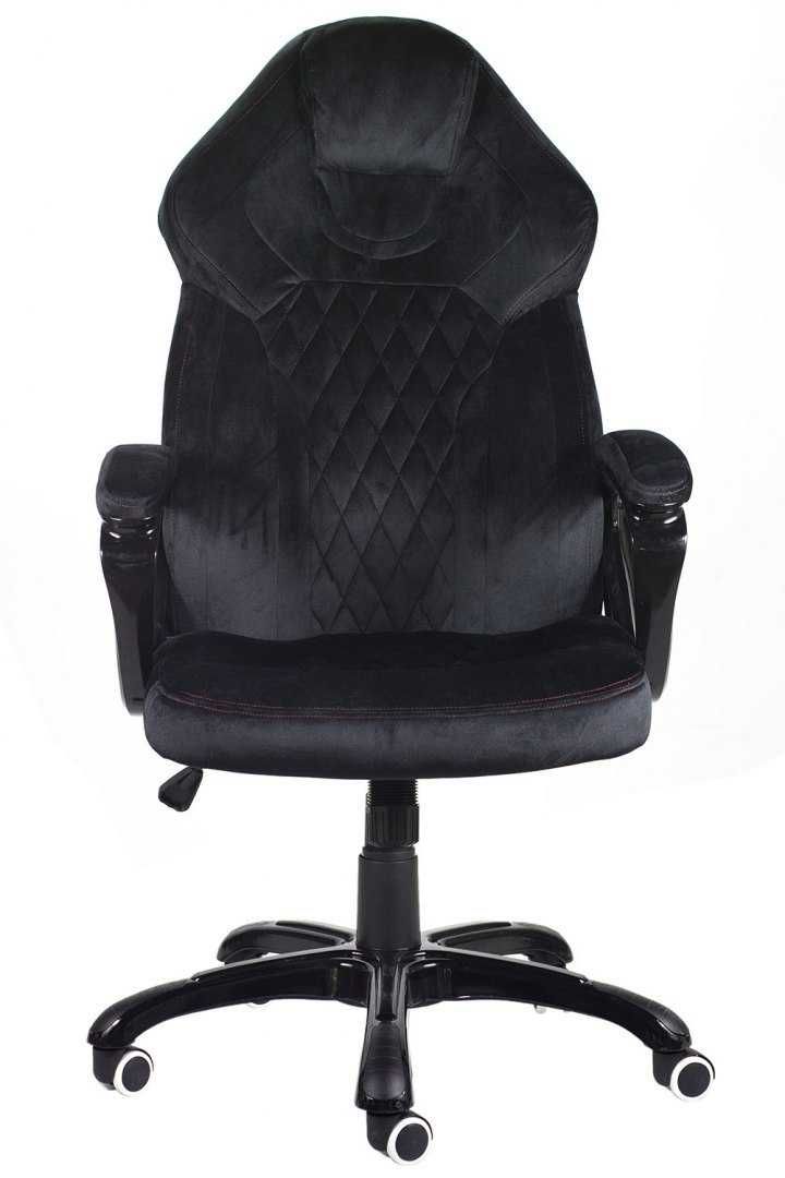 Fotel Gamingowy Biurowy Krzesło Obrotowe Alcantara