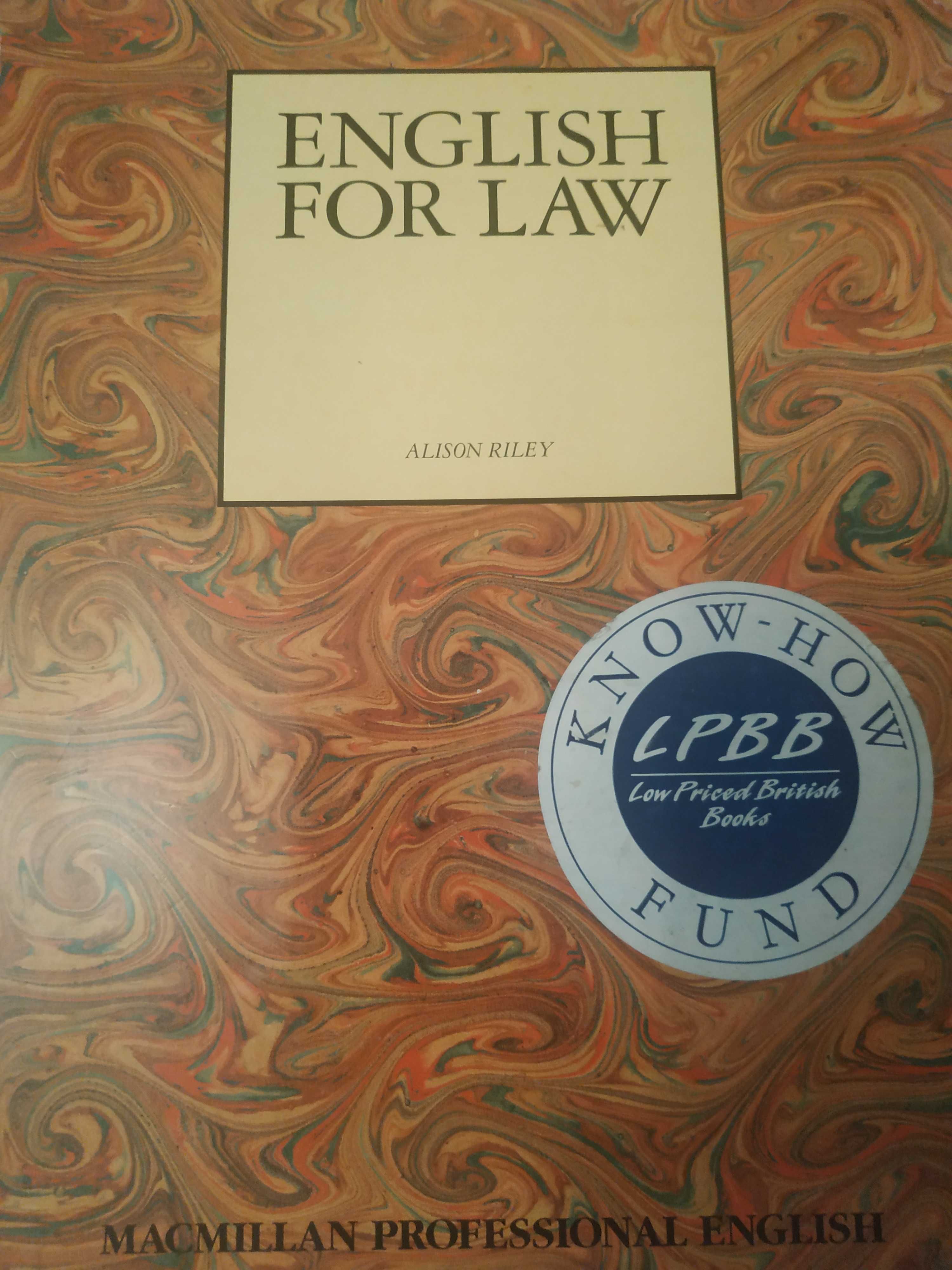 English for law textbook