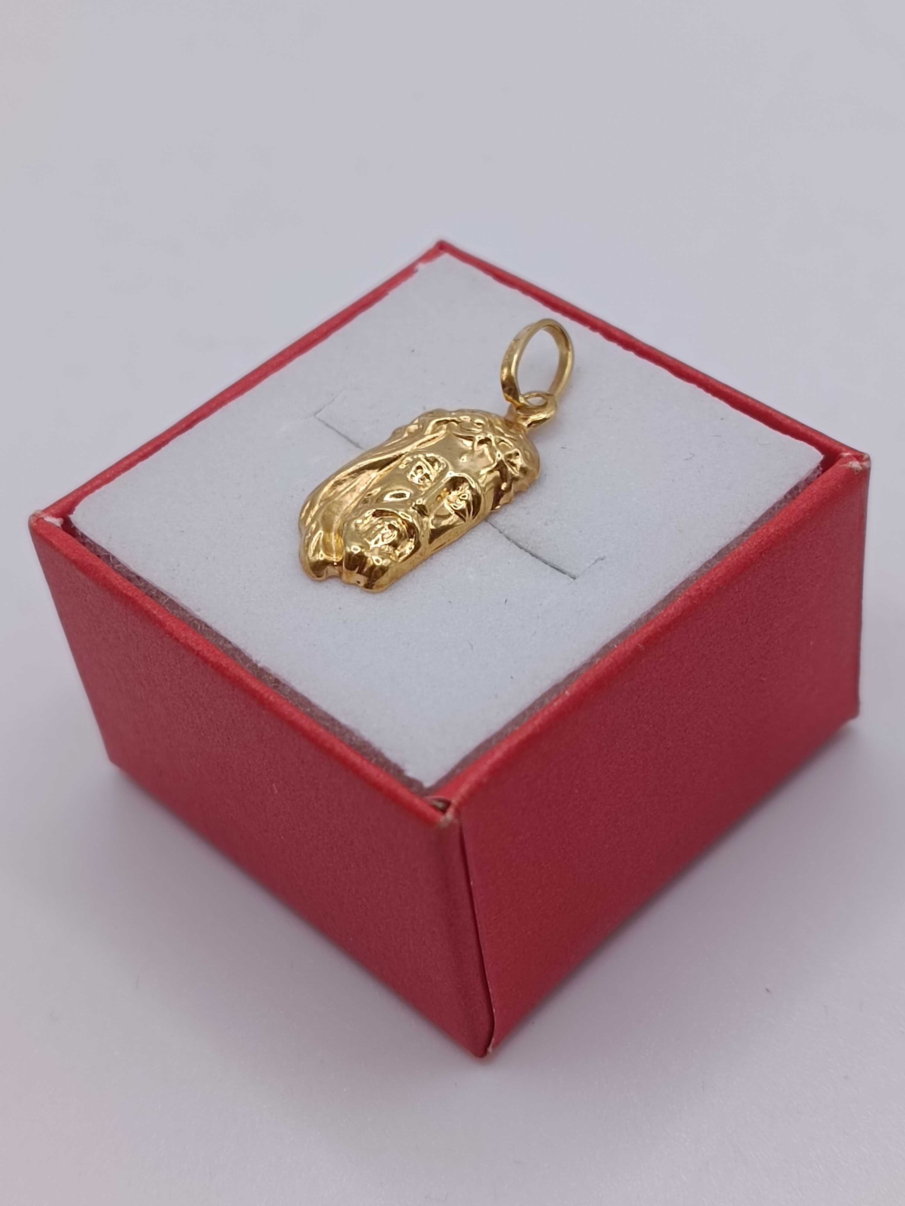 Złota Zawieszka Złoty Wisiorek Jezus Chrystus PR.750 18K 77/12/24s