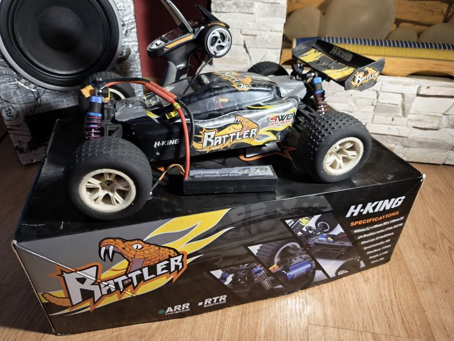 Машинка на радиоуправлении hobby king rattler 1:8 машинка на пульте