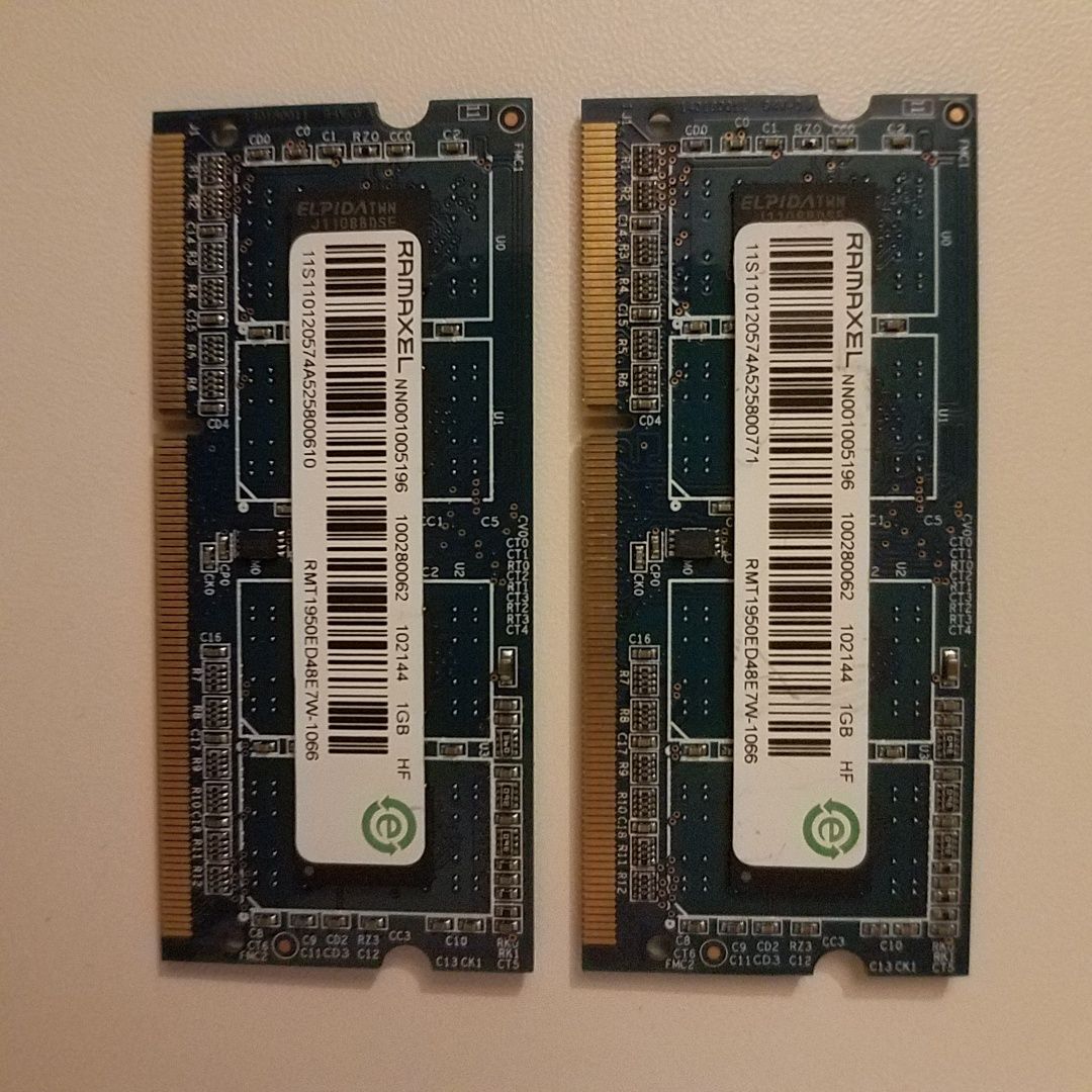 Оперативная память Sodimm DDR3 2 Gb (1+1)