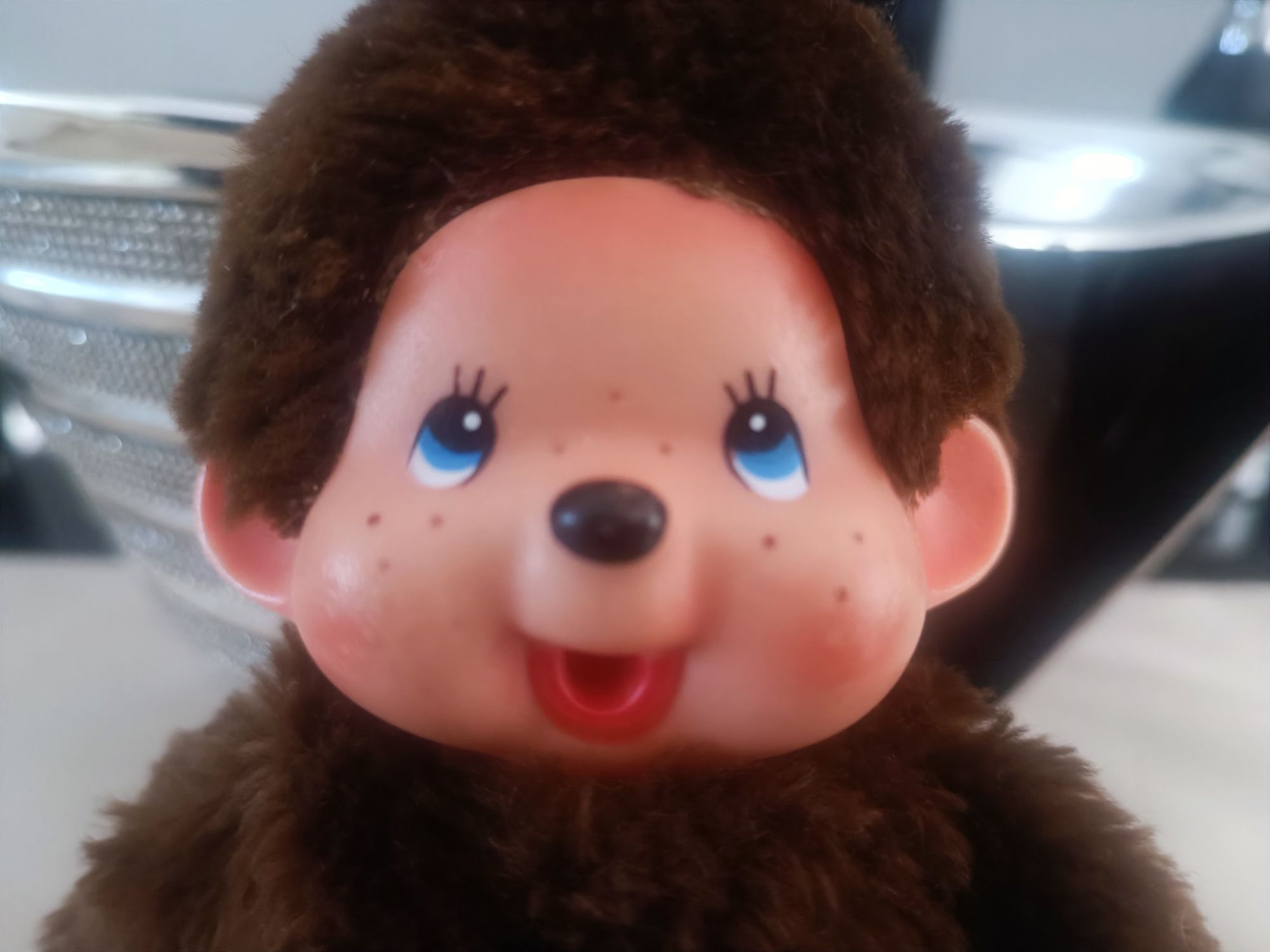 Małpka Monchhichi, śliczna ,ok 18cm