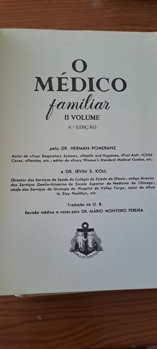 Coleção "O Médico Familiar" - 3 volumes