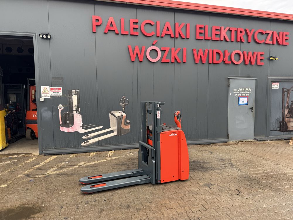 Paleciak elektryczny Linde 1400 kg 190 cm wózek Linde L 14 2018 r