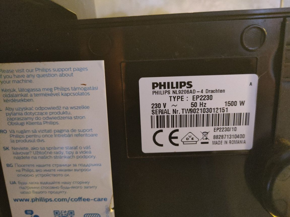 Sprzedam ekspres PHILIPS 2200 LatteGo EP2230 SAECO
