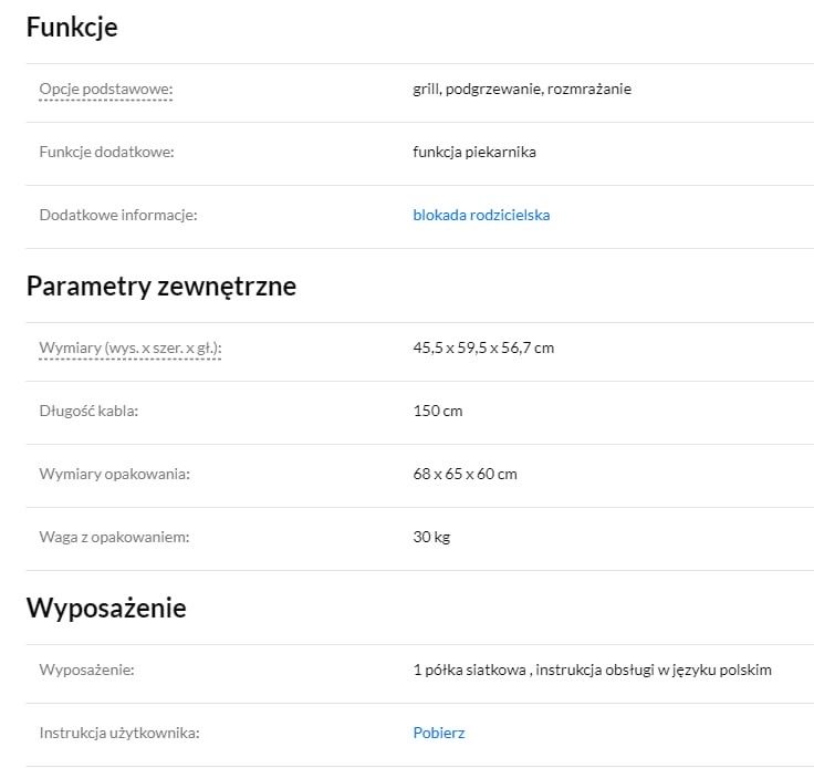 Mikrofalówka do zabudowy Elektrolux EVK8E00Z Grill (uszkodzona)