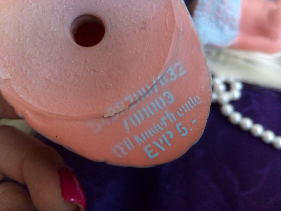 Кукла ГДР Русалочка 1960-е винтаж 13 см резина эмаль русалка Германия