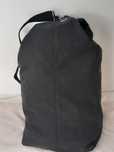 Plecak-worek-torba 40L. Eco-stylowy  100% grube płótno czarny Nowy