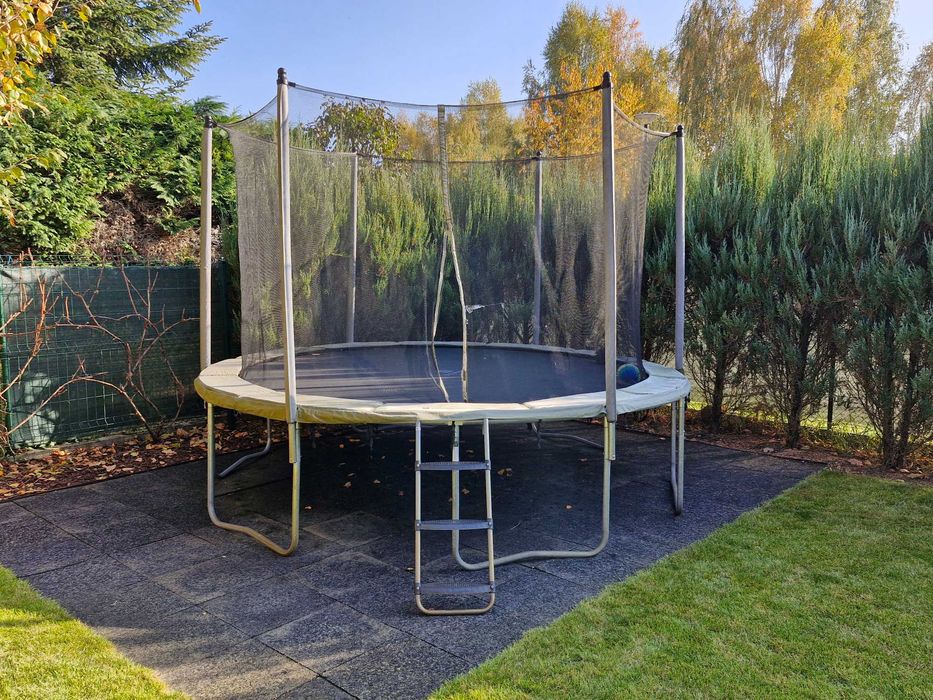 Trampolina Decathlon Domyos 365 cm z drabinką DUŻA