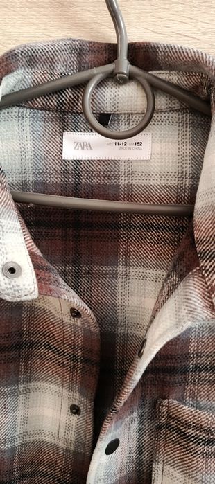 Сорочка зі щільної тканини Zara