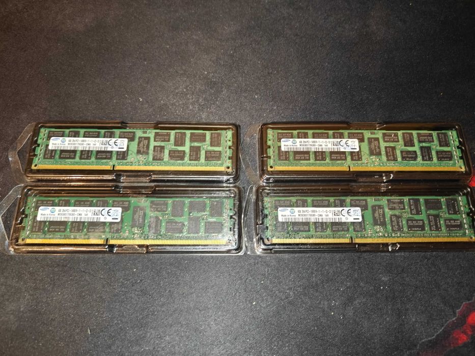 DDR3 ECC REG Samsung 4x4Gb 1333mhz(16gb комплект).