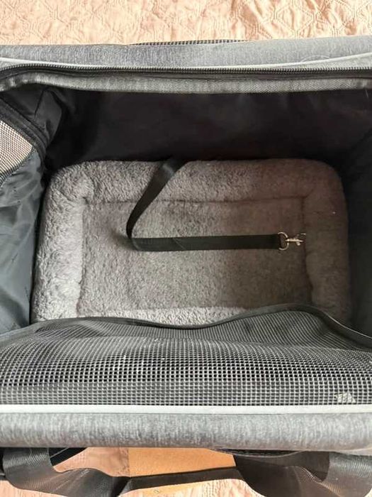 BLACK morpilot Torba do Transportu Zwierząt, Wyjmowana Mata, Siatka