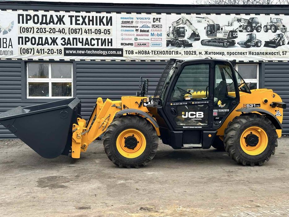 Телескопічний навантажувач jcb 531-70(маниту)