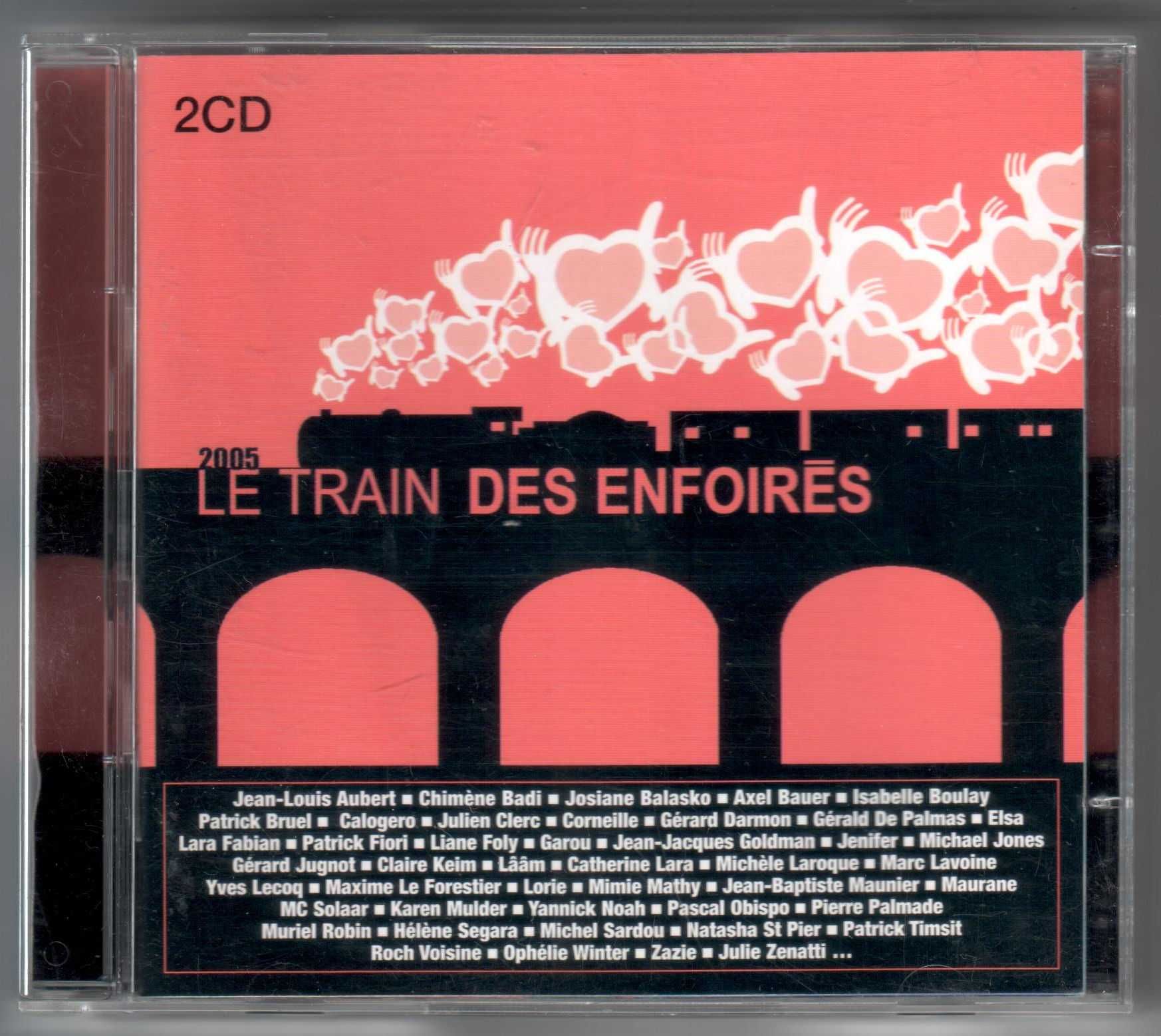 CD Le Train des Enfoires - 2CD - Garou, Obispo, Sardou, Noah...