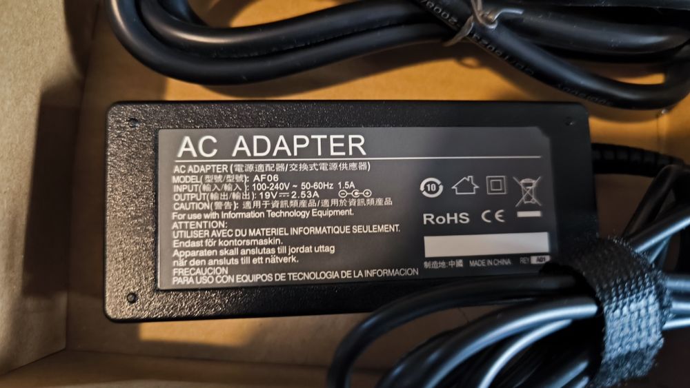 AF06 Adaptador corrente carregador transformador PC computador portáti
