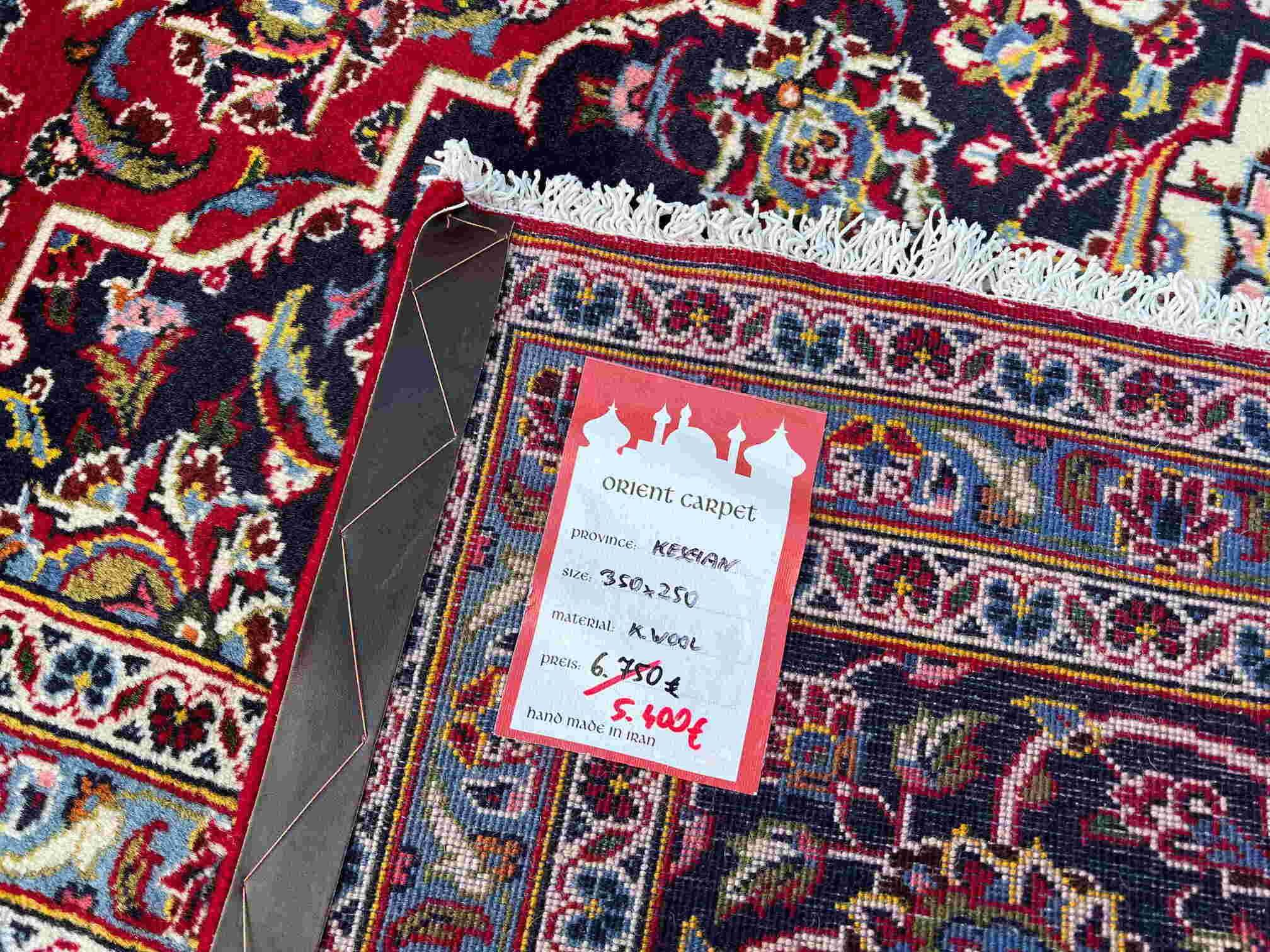 Nowy kaszmirowy dywan perski Iran KESHAN 350x250 galeria 32 tys