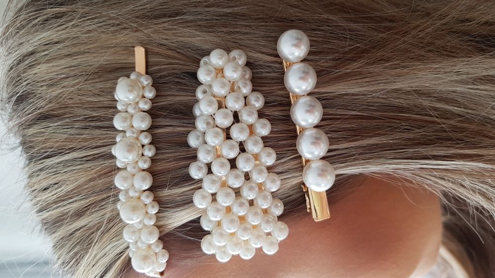 Spinka perełka 3 wzory. Spinki perełki. Hit sezonu !!!