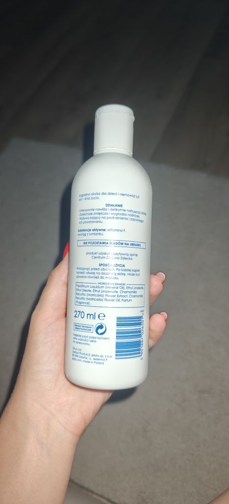 Oliwka pielęgnacyjna dla dzieci i niemowląt Ziaja Ziajka 270ml