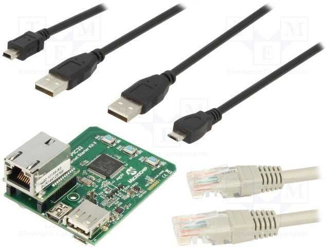 Microchip DM320004-2 отладочная плата PIC32 Ethernet Starter Kit II