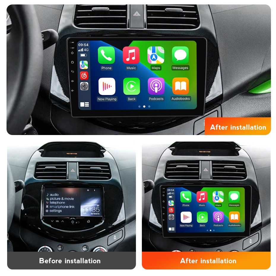 Штатна Магнітола Chevrolet Spark 2010-2014, Андроїд, навігація,GPS