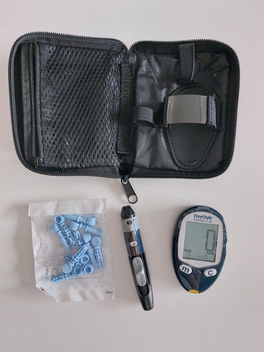 Máquina medidor de glicemia