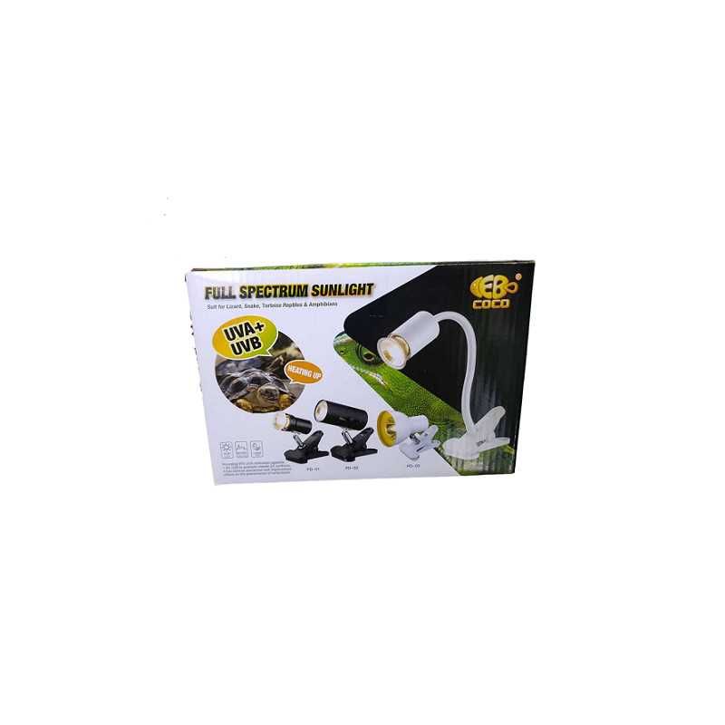 Conjunto de iluminação NOVO Suporte e lâmpada para Tartarugas Geckos